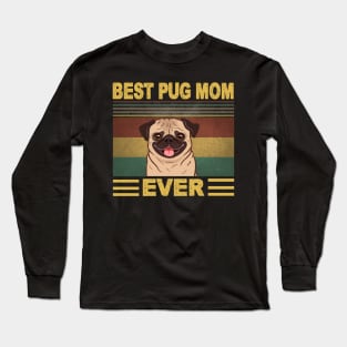 Beast pug mom ever Long Sleeve T-Shirt